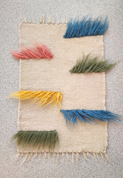 White Gulki kids rug in a nursery room